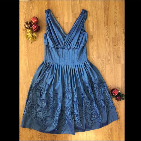 Shimmery Blue Cocktail NWT - Picture 2 of 6